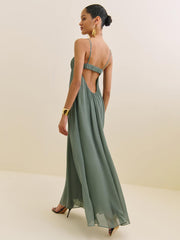Reformation Cebba Dress - Moss
