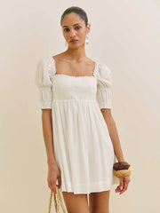 Reformation Dione Dress - Ivory