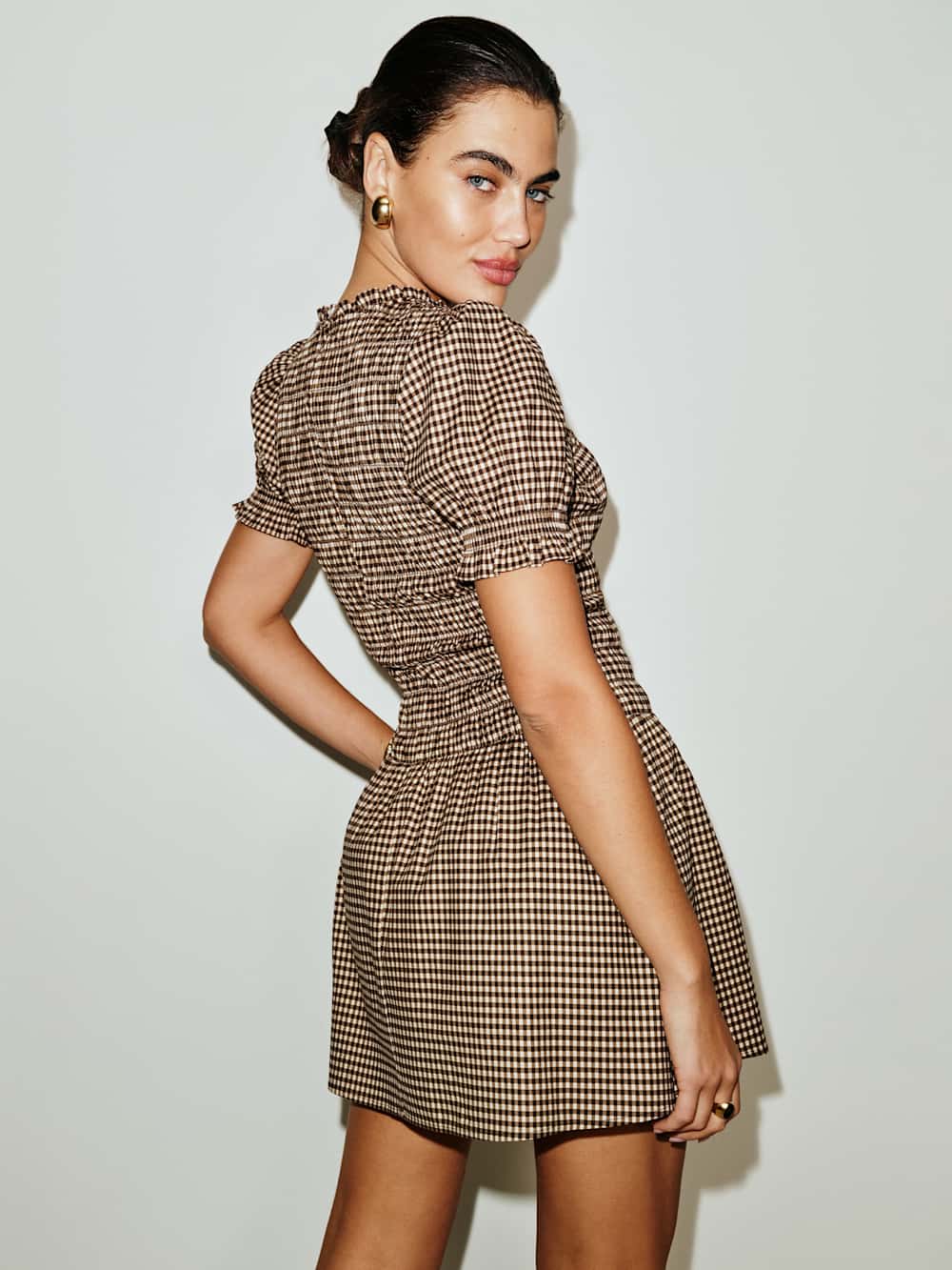 Reformation Leannah Dress - Tartine Check