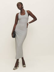 Reformation Ellie Knit Dress - Heather Grey