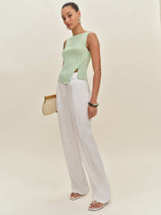 Reformation Hudson Knit Top - Pistachio