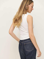 Reformation Hudson Knit Top - White