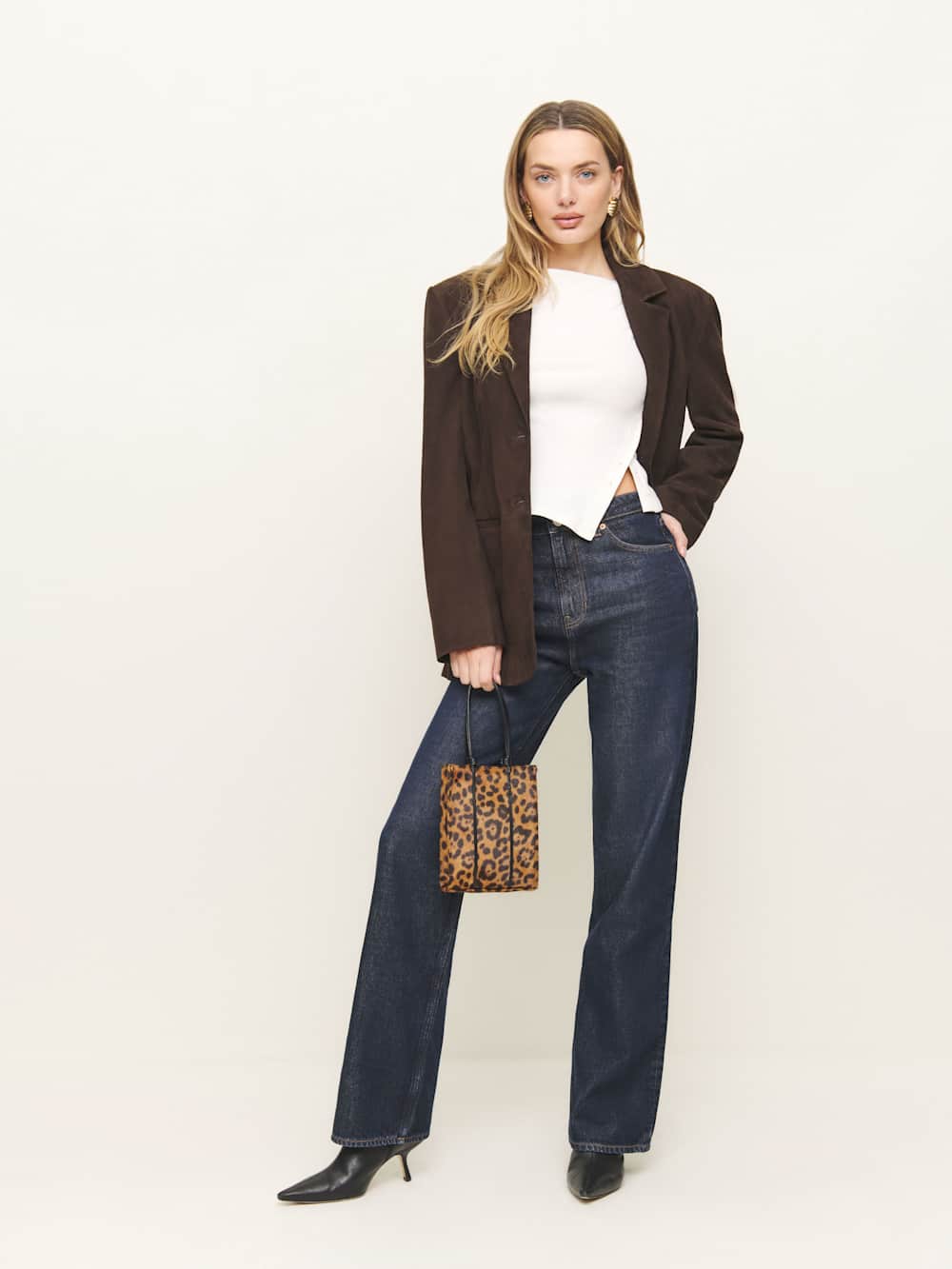 Reformation Hudson Knit Top - White