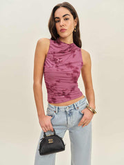 Reformation Marlo Knit Top - Hothouse Rose