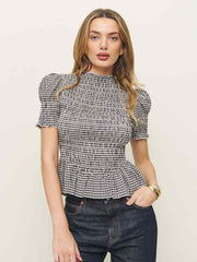 Reformation Aggie Top - Remy Check