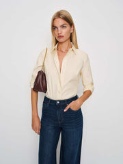 Reformation Alfie Relaxed Shirt - Sugar
