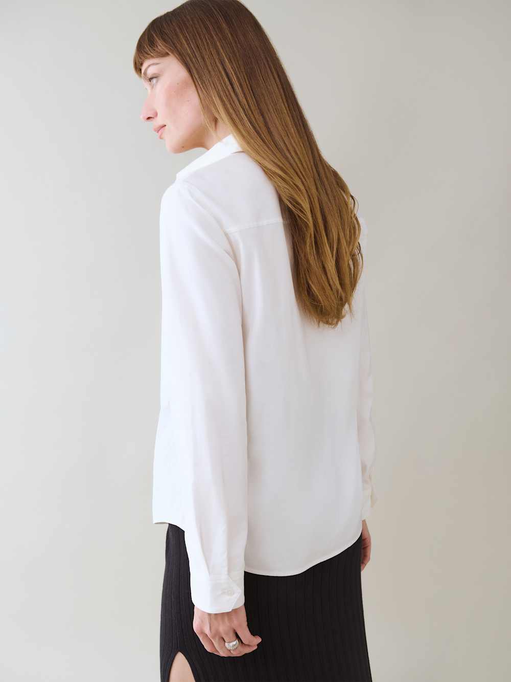 Reformation Alfie Relaxed Shirt - White