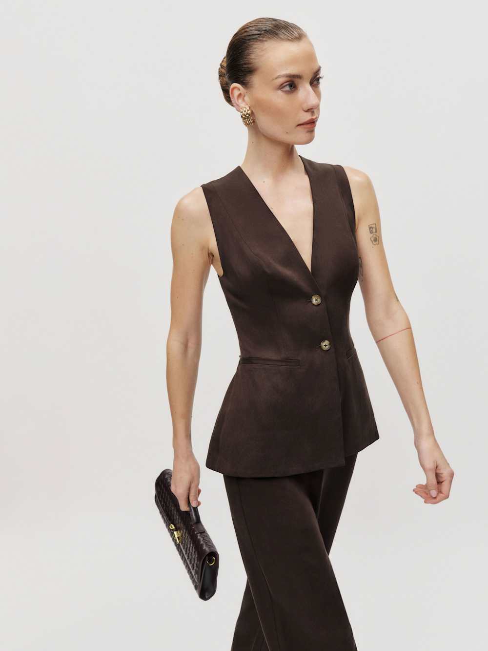 Reformation Saylor Two Piece - Black Currant