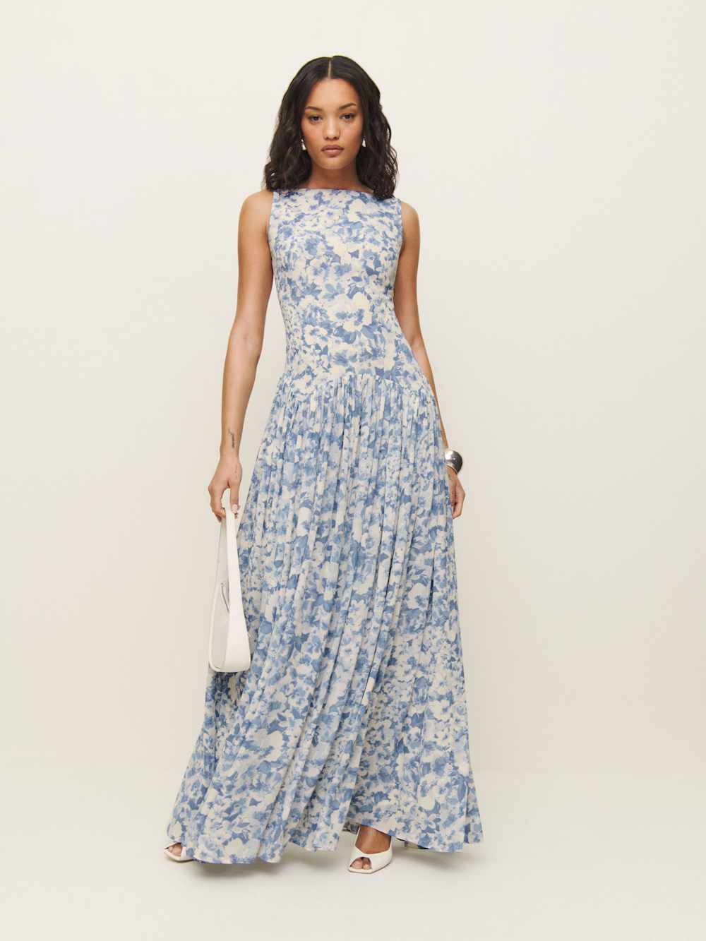 Reformation Camella Dress - Larkspur