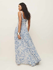 Reformation Camella Dress - Larkspur