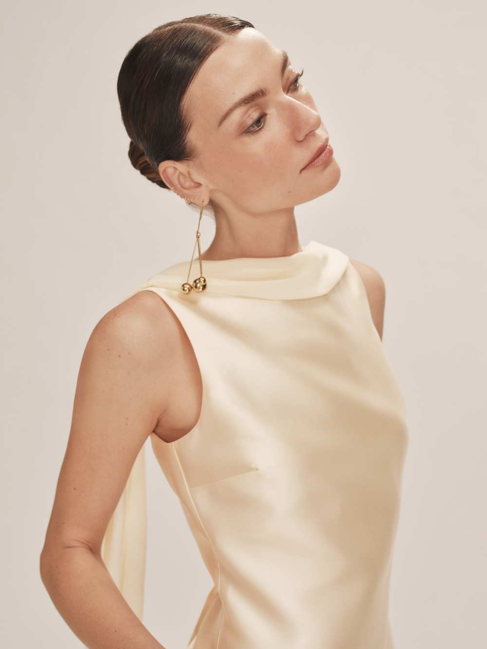 Reformation Ecru Dress - Butter