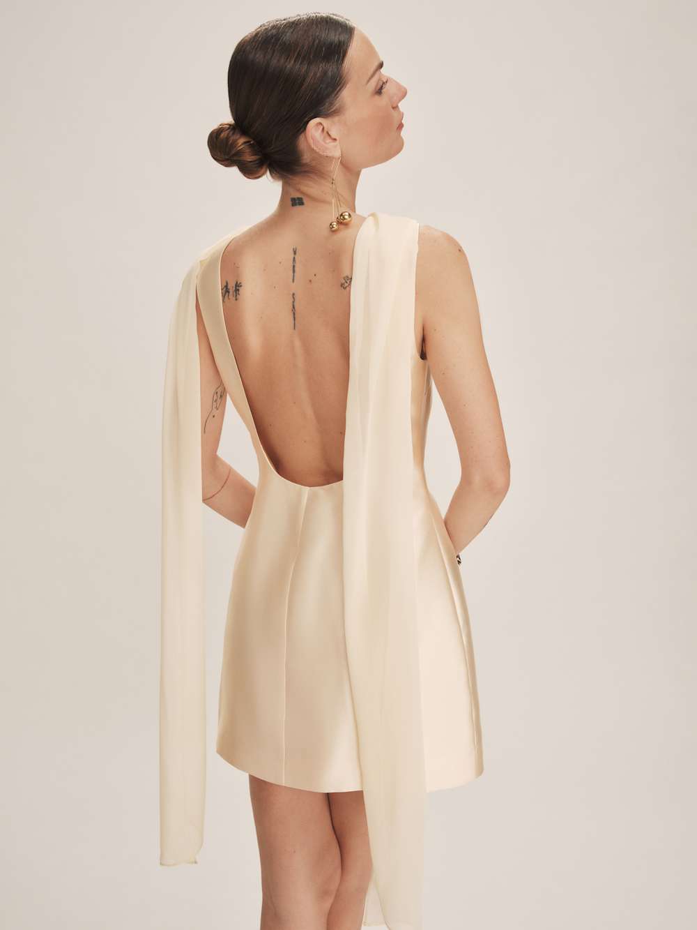 Reformation Ecru Dress - Butter