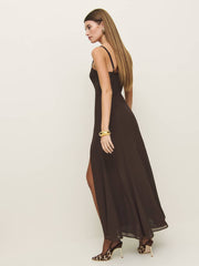 Reformation Eridania Dress - Mole