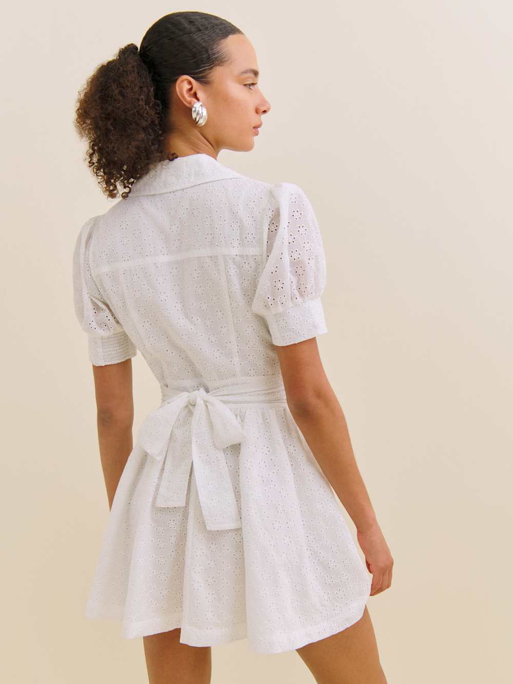 Reformation Loonette Dress - White