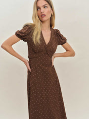 Reformation Michelle Dress - Kiss Dot