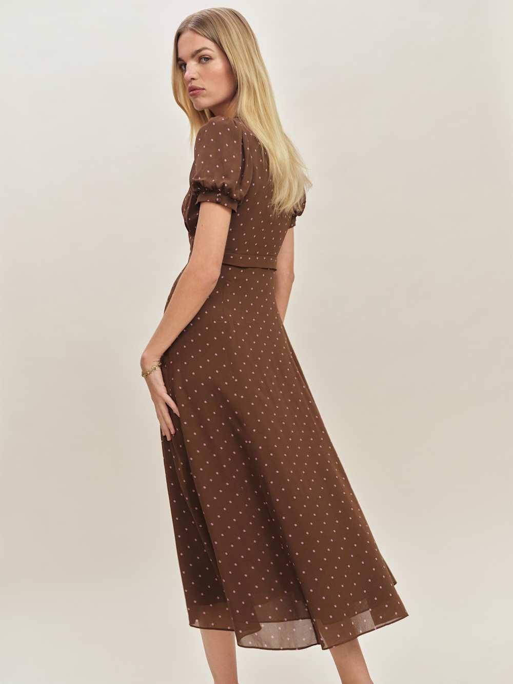 Reformation Michelle Dress - Kiss Dot