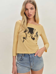 Reformation Lizzie Tee - Sunshine Daisy