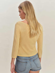 Reformation Lizzie Tee - Sunshine Daisy