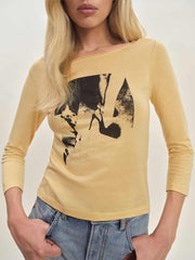 Reformation Lizzie Tee - Sunshine Daisy