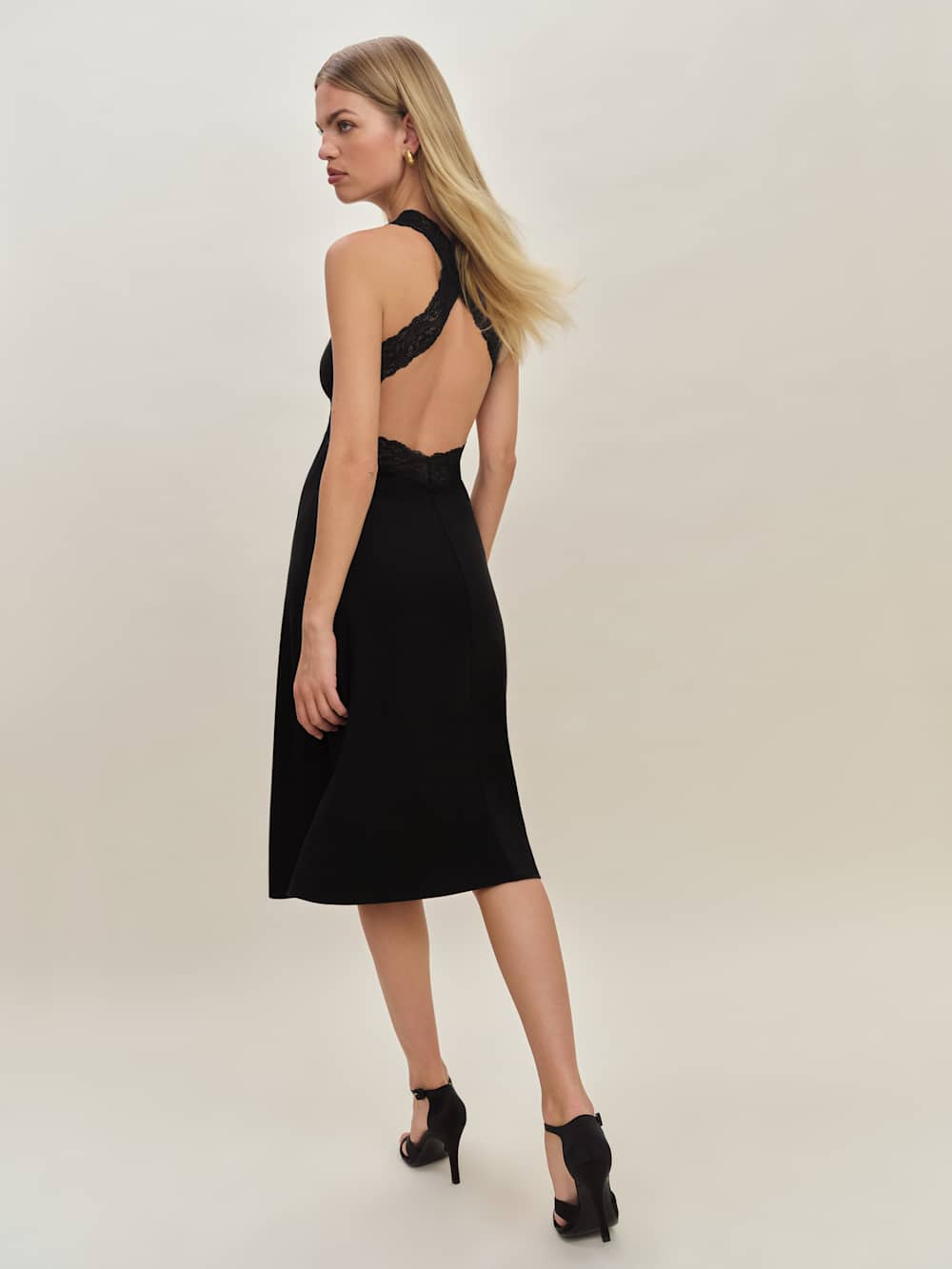Reformation London Knit Dress - Black