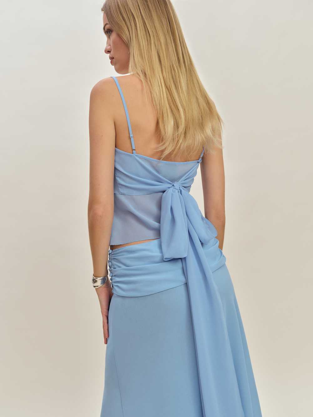 Reformation Lula Top - Ice Water