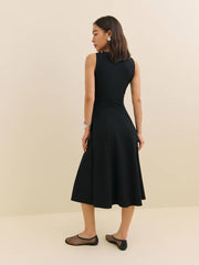 Reformation Devin Knit Dress - Black