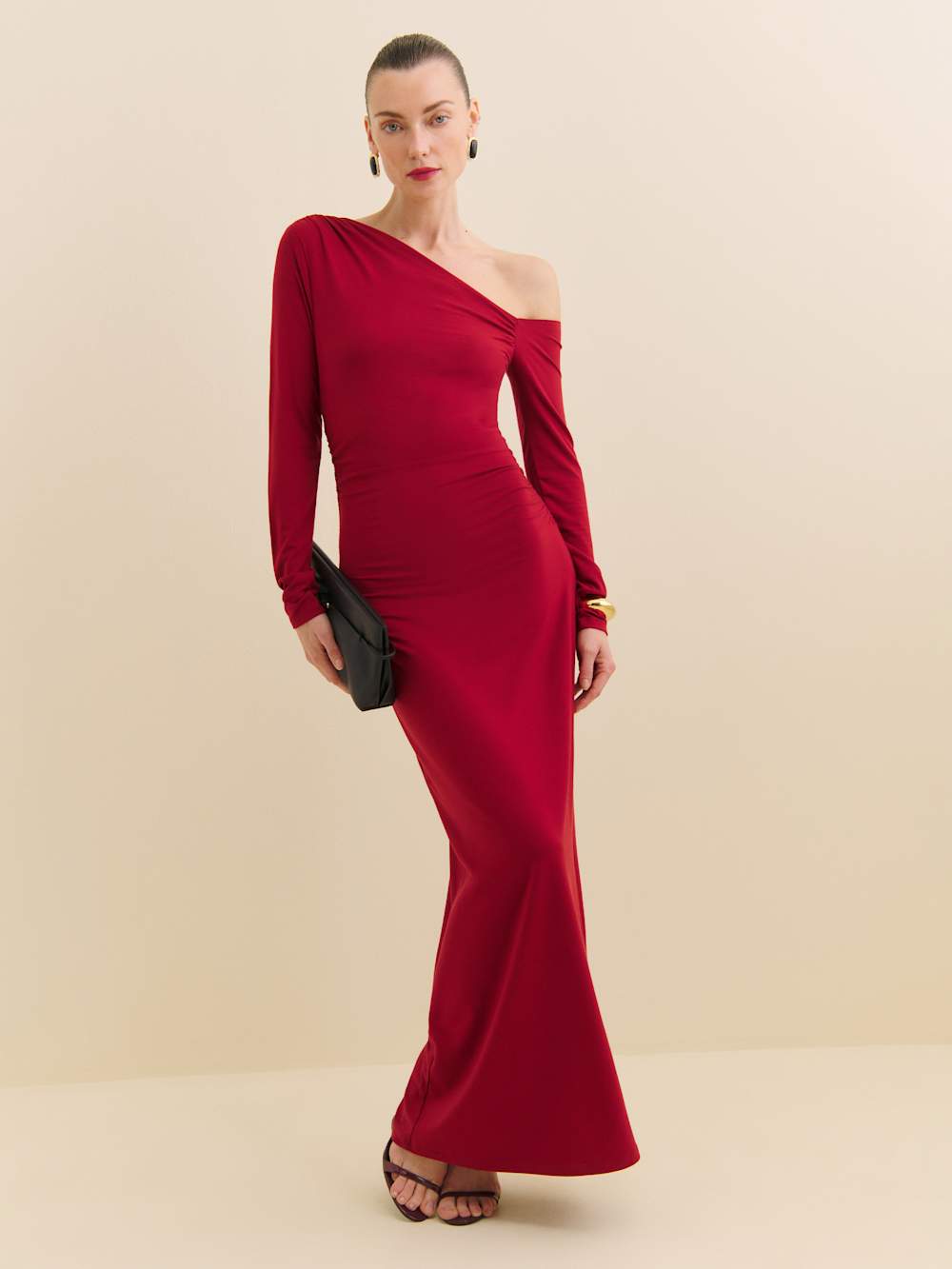 Reformation Ayden Knit Dress - Sangre