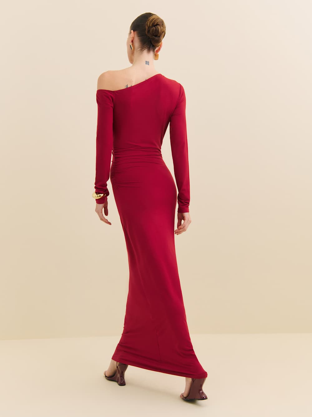 Reformation Ayden Knit Dress - Sangre