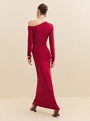 Reformation Ayden Knit Dress - Sangre