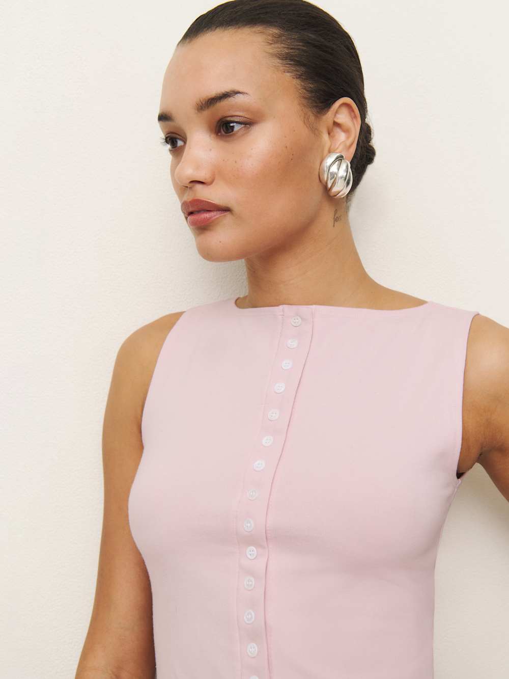 Reformation Julie Knit Top - Cherry Blossom