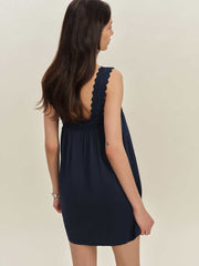Reformation Hartley Dress - Navy