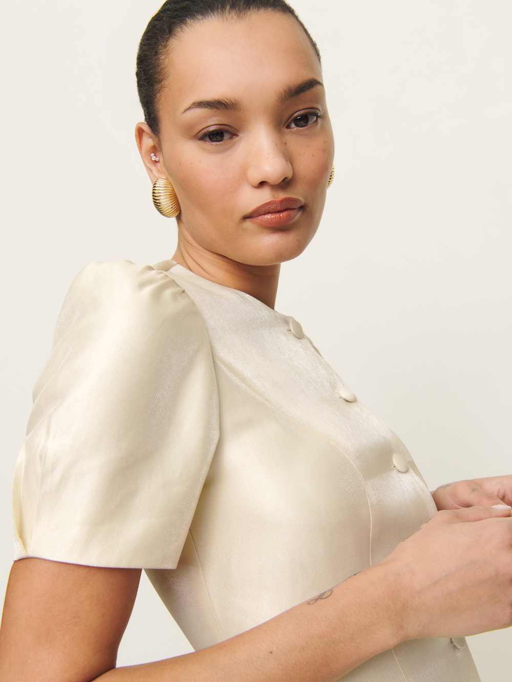 Reformation Mika Two Piece - Cream