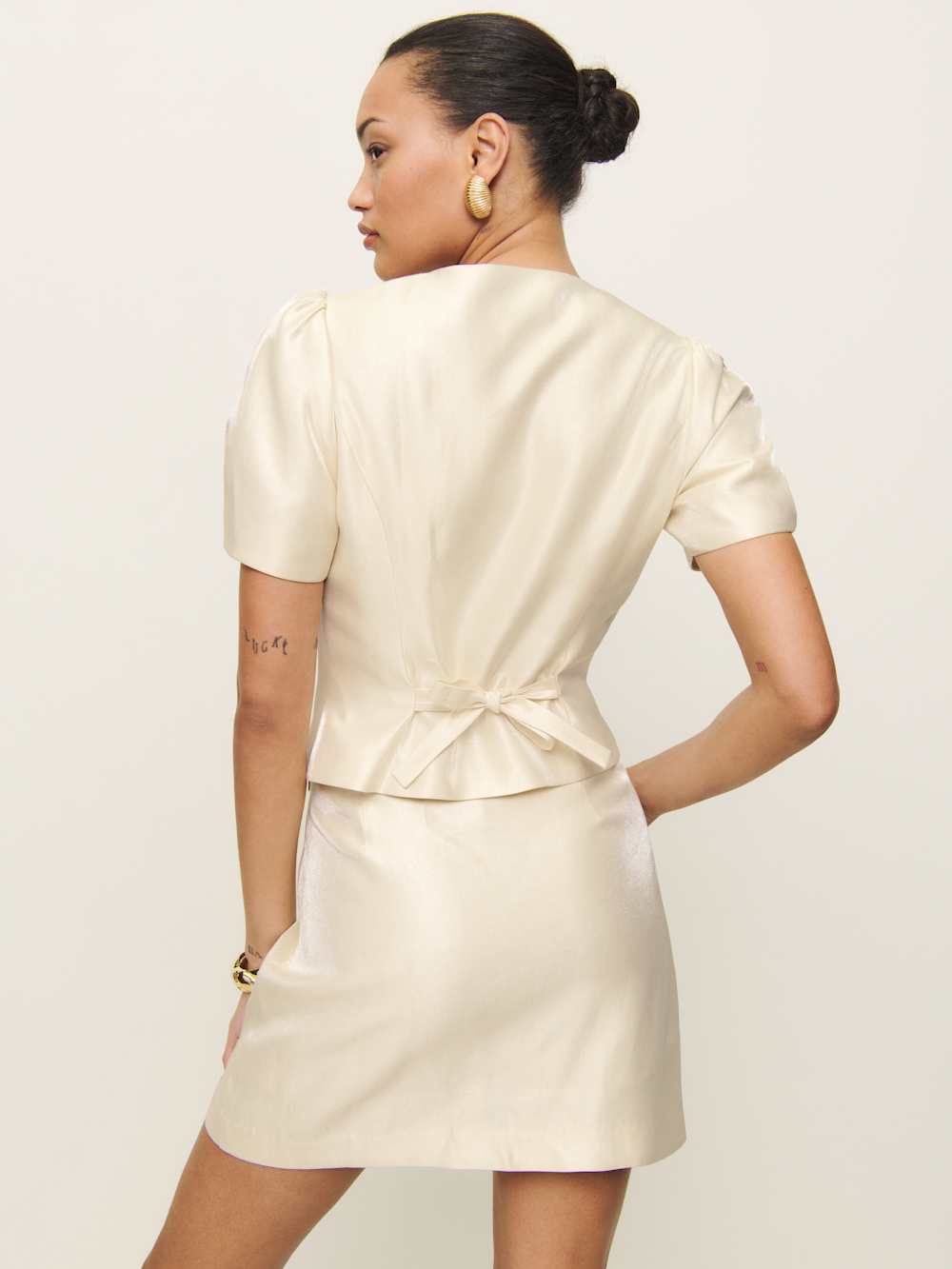 Reformation Mika Two Piece - Cream