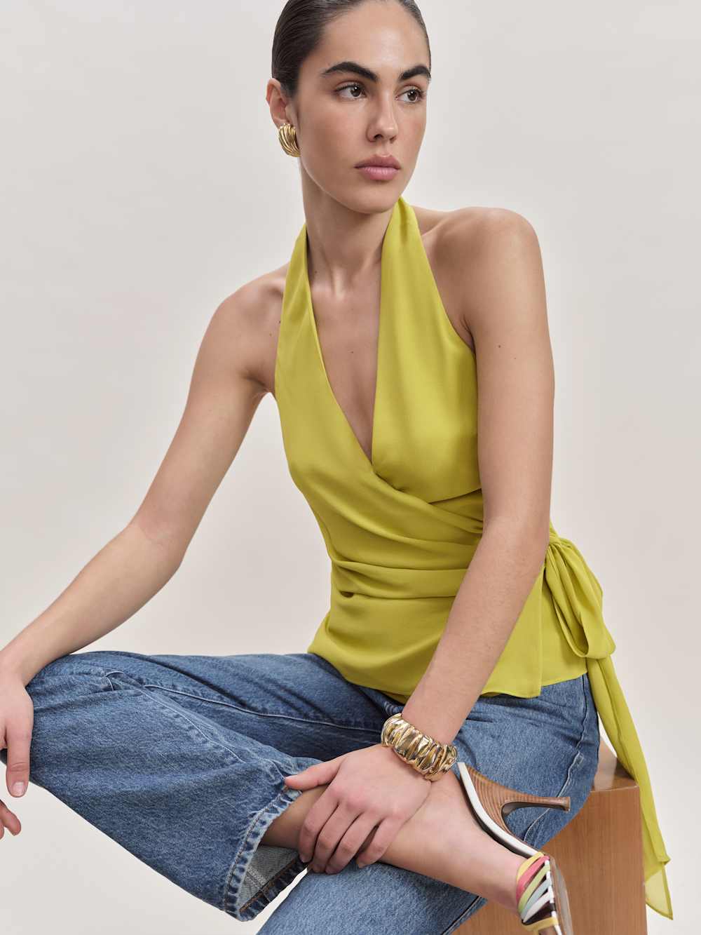 Reformation Nila Top - Algae Bloom