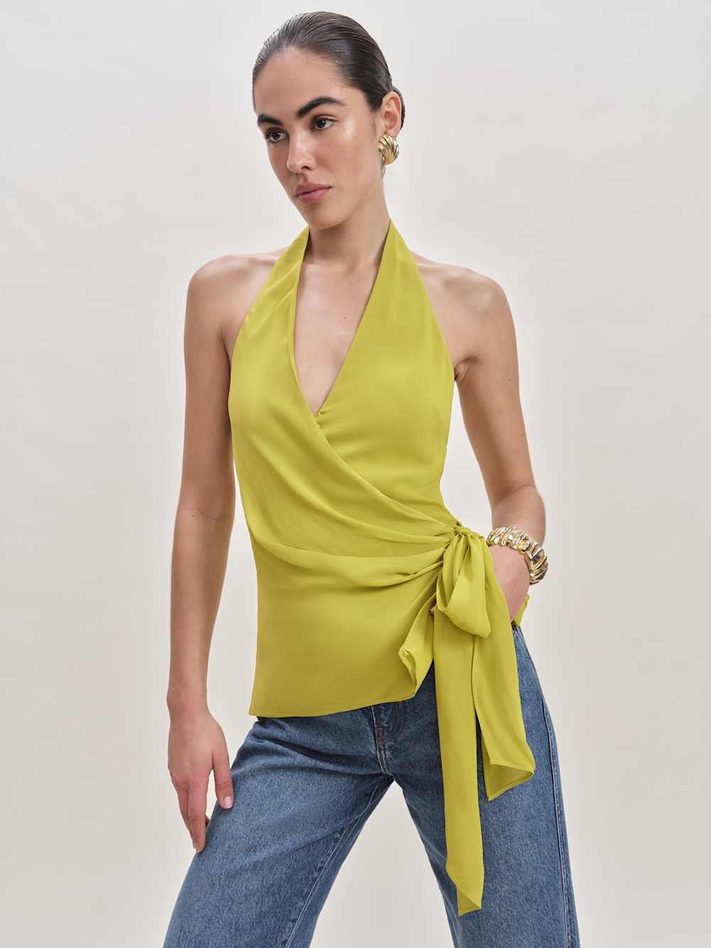 Reformation Nila Top - Algae Bloom