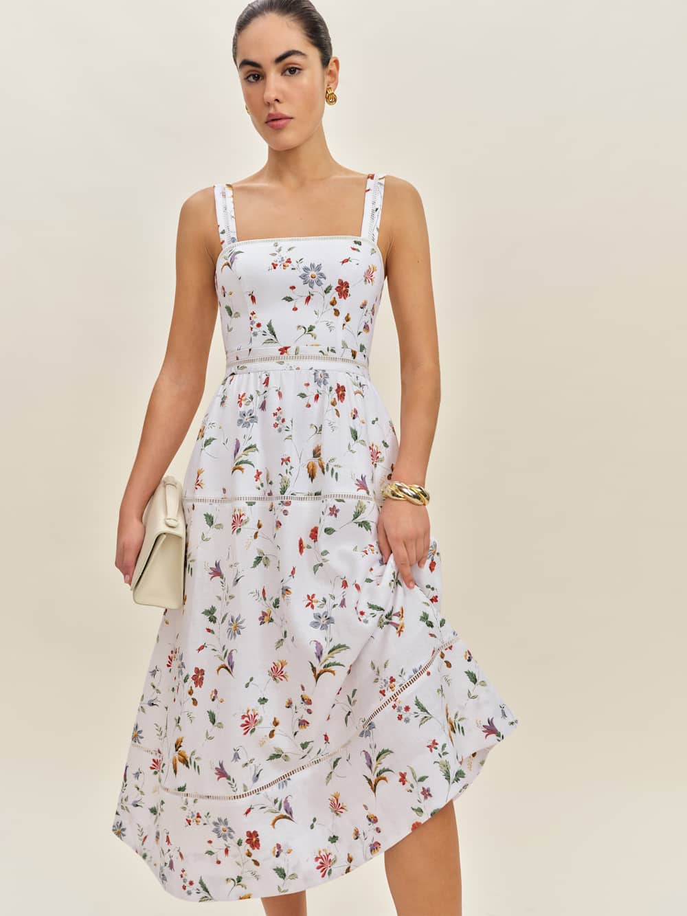 Reformation Everett Linen Dress - Corsini