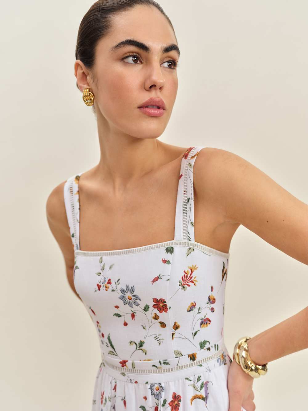 Reformation Everett Linen Dress - Corsini