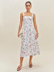 Reformation Everett Linen Dress - Corsini