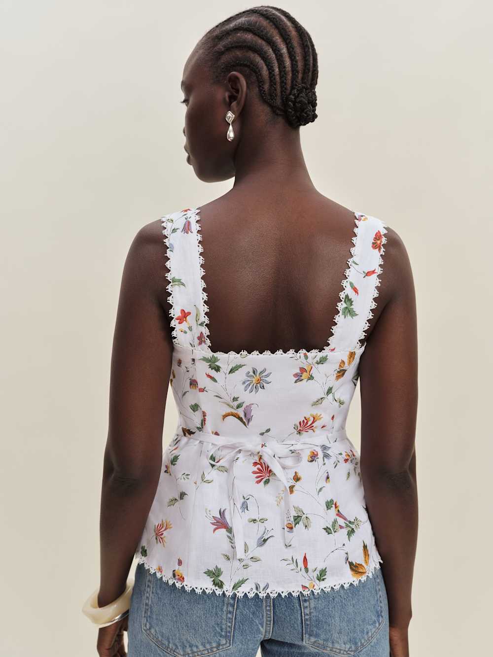 Reformation Viola Linen Top - Corsini