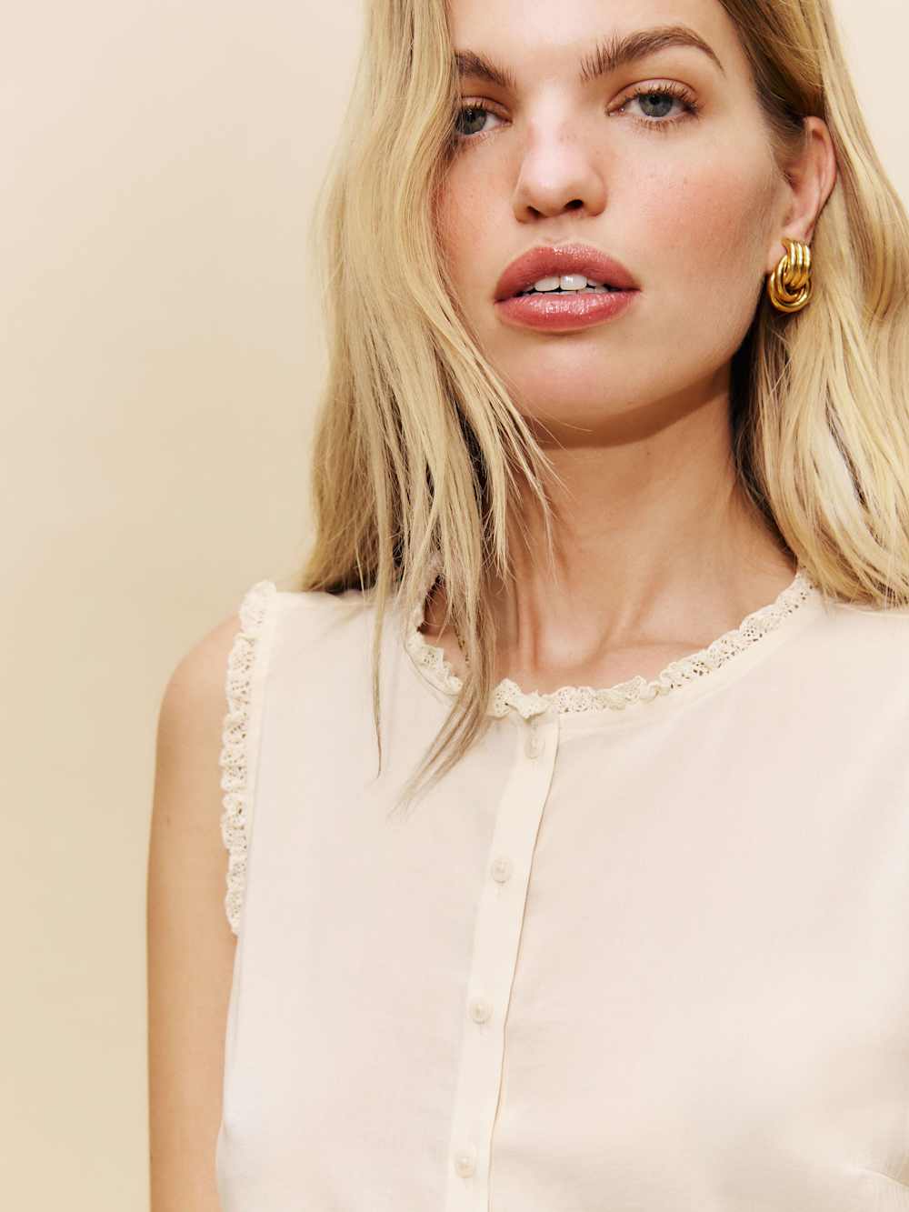 Reformation Willa Two Piece - Cream