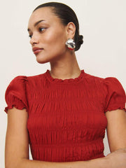 Reformation Kiria Dress - Lipstick