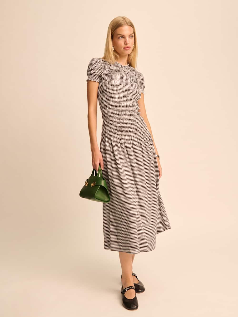 Reformation Kiria Dress - Remy Check