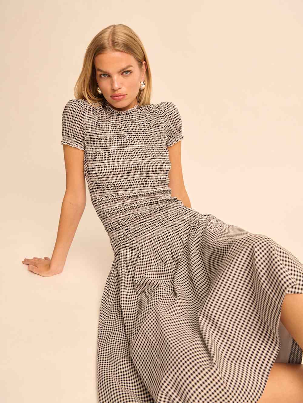 Reformation Kiria Dress - Remy Check