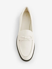 Reformation Kaylee Loafer - White Bow