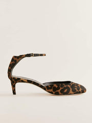 Reformation Luanna Pump - Leopard Haircalf