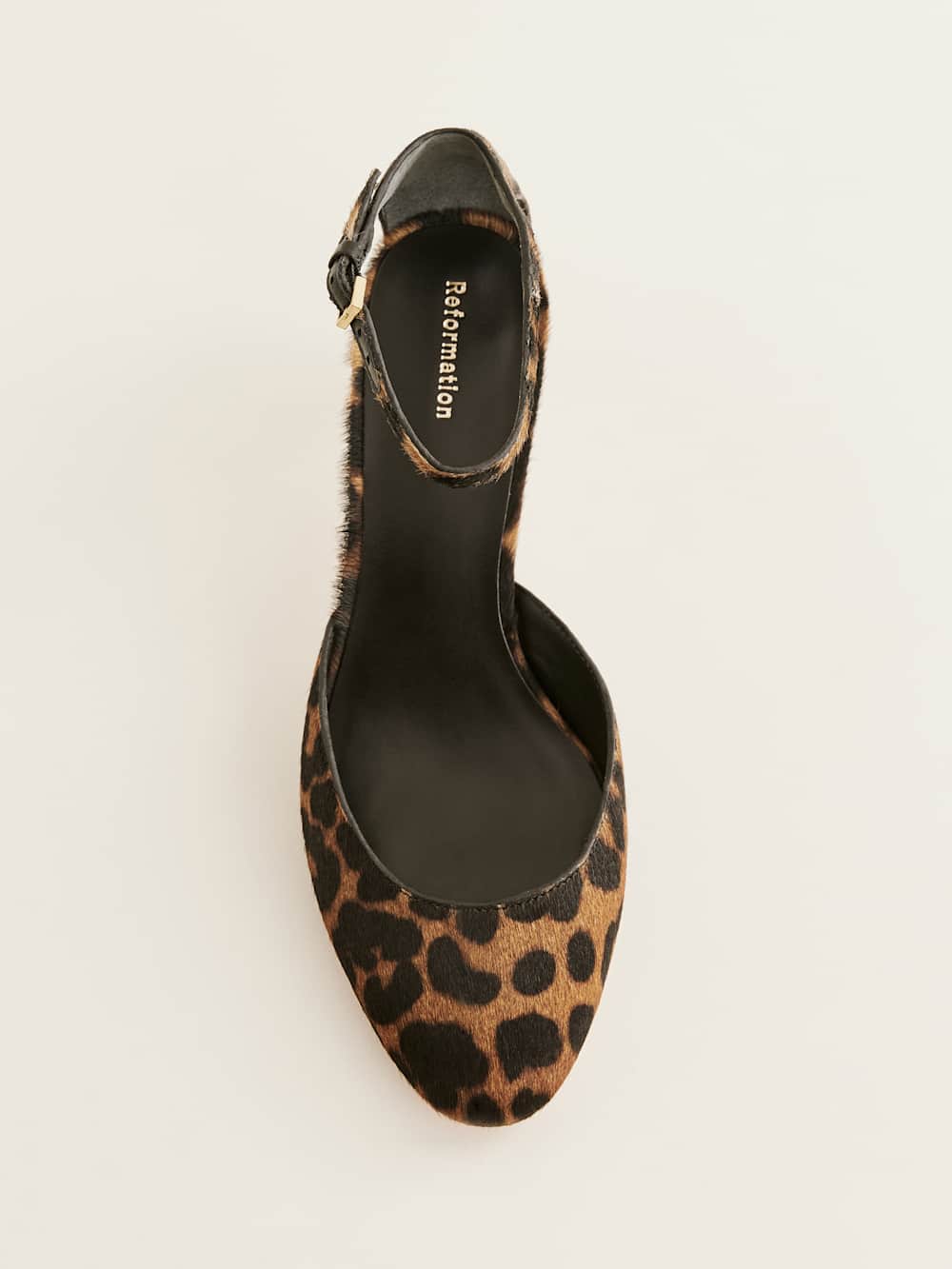 Reformation Luanna Pump - Leopard Haircalf