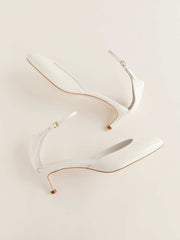 Reformation Luanna Pump - White Patent