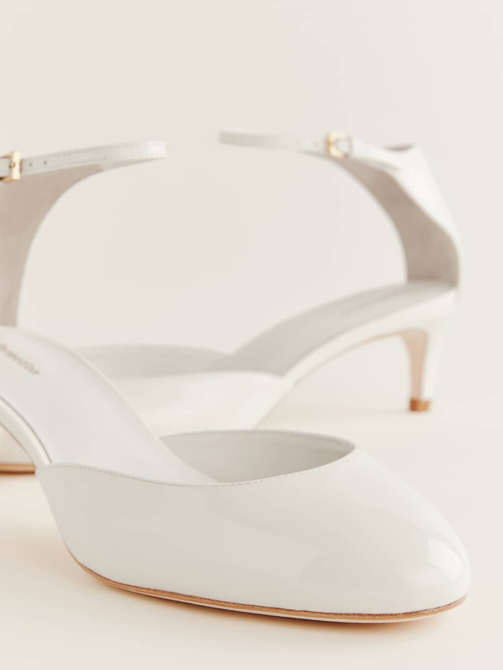 Reformation Luanna Pump - White Patent