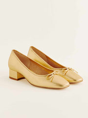 Reformation Terry Ballet Pump - Vintage Gold