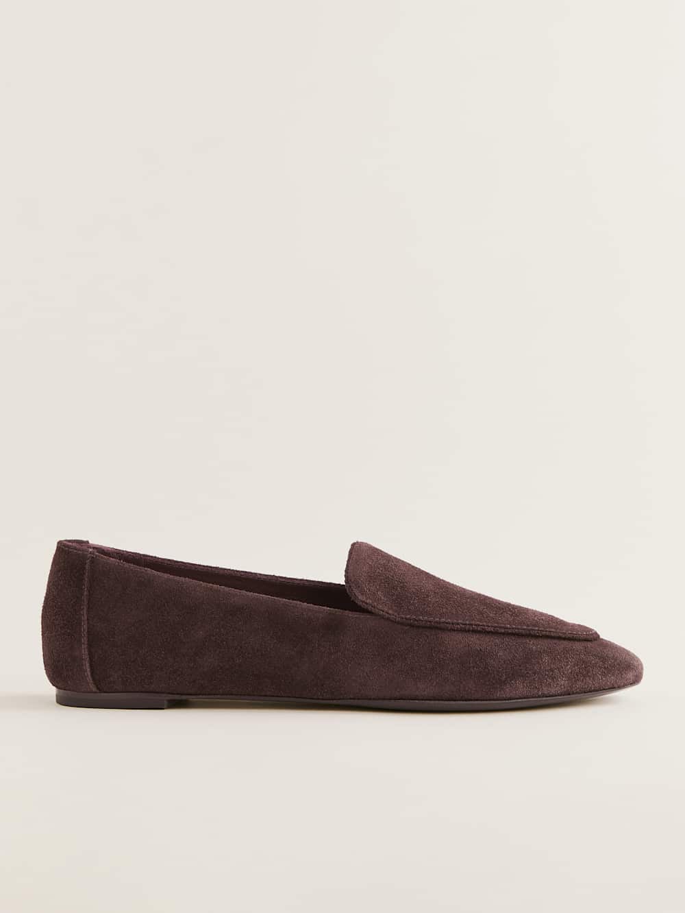 Reformation Kat Soft Loafer - Espresso Suede